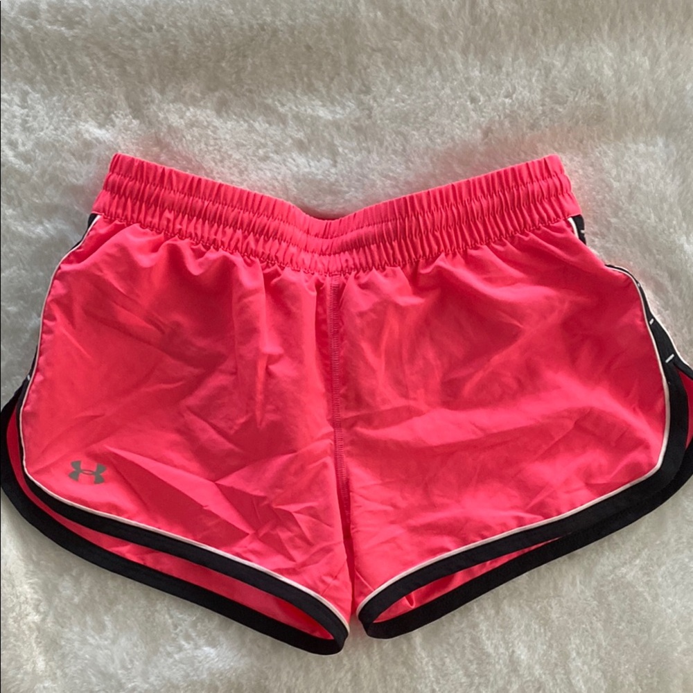 Under Armour Women's Pink Athletic Shorts (Breast cancer edition)